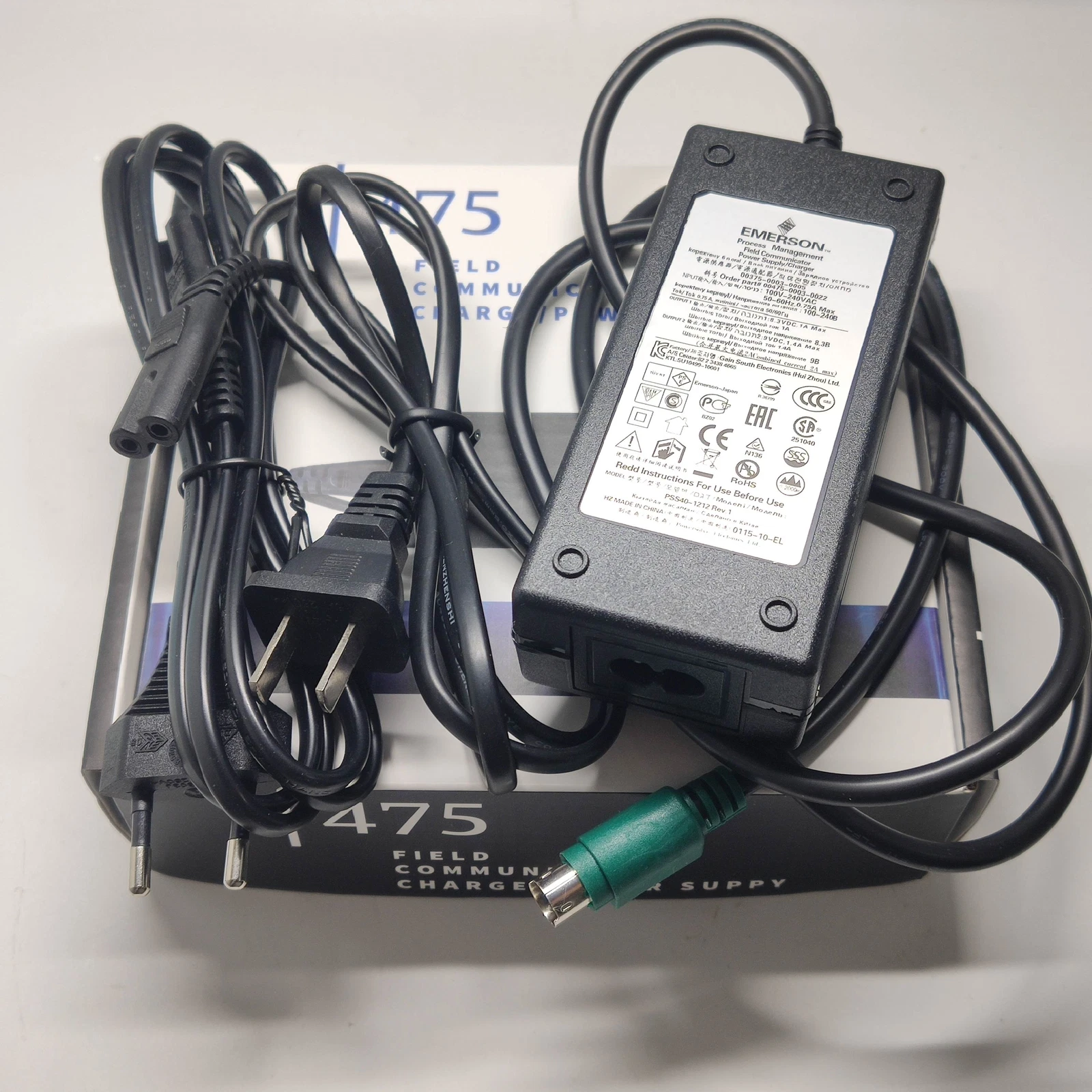 1PC 00475-0003-0022 ROSEMOUNT 475 HART COMMUNICATOR CHARGER POWER SUPPLY
Opens in a new window or tab