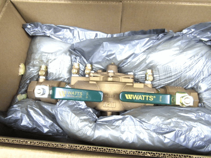 ✌ NEW WATTS 009M2-QT 1-1/2" BRONZE REDUCED PRESSURE ZONE BACKFLOW ASSY. 6LL70
