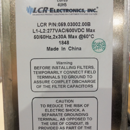 NEW LCR ELECTRONICS 059.03002.00B MRI ROOM AND SHIELDED FILTER ENCLOSURE
Opens in a new window or tab