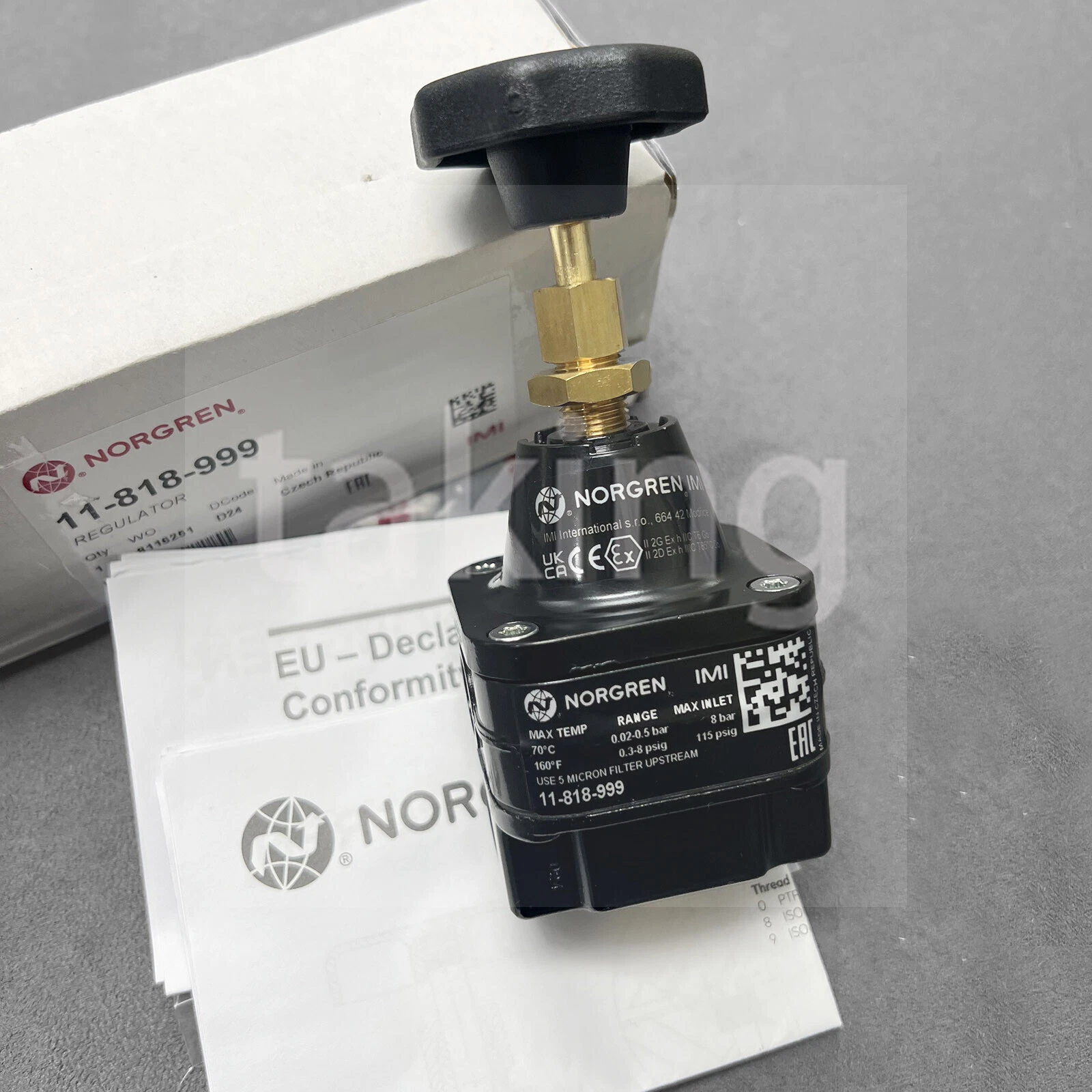 Brand New Pressure Regulator 11-818-999 for Norgren 11818999 Opens in a new window or tab