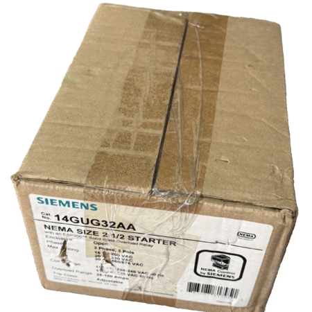 (1) NEW Siemens 14GUG32AA Size 2.5 Starter W/ 120v Coil - 25-100a Overload - NEW Opens in a new window or tab