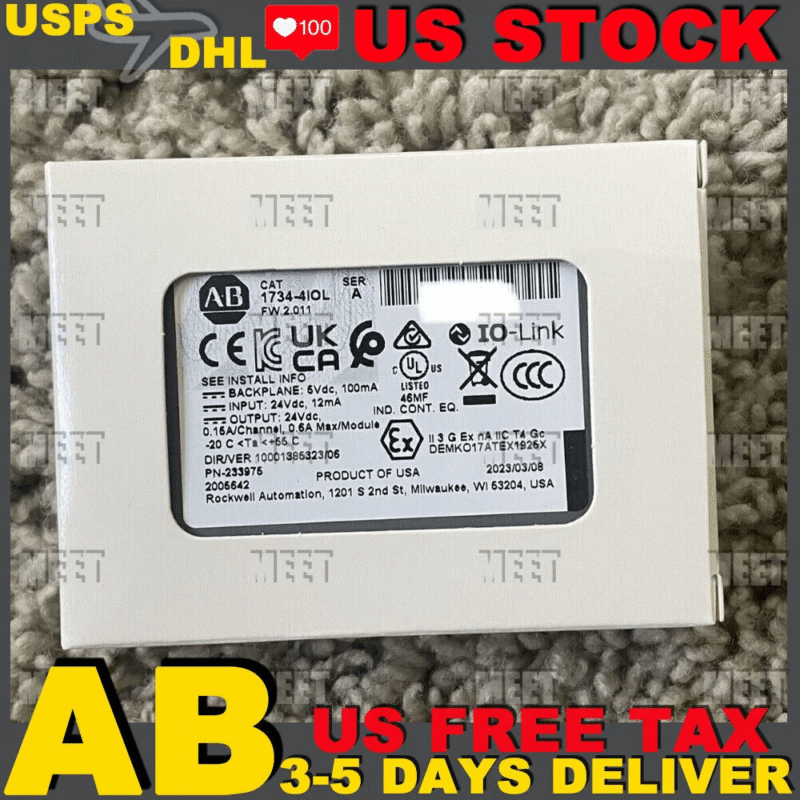 1PC New 1734-4IOL Ser A Allen Bradley Point I/O 4-Ch IO-Link Master Module