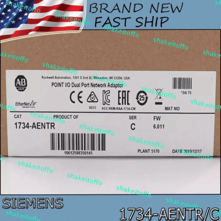 Brand New Allen-Bradley 1734-AENTR/C POINT I/O Adaptor FreeShip US Stock Sameday