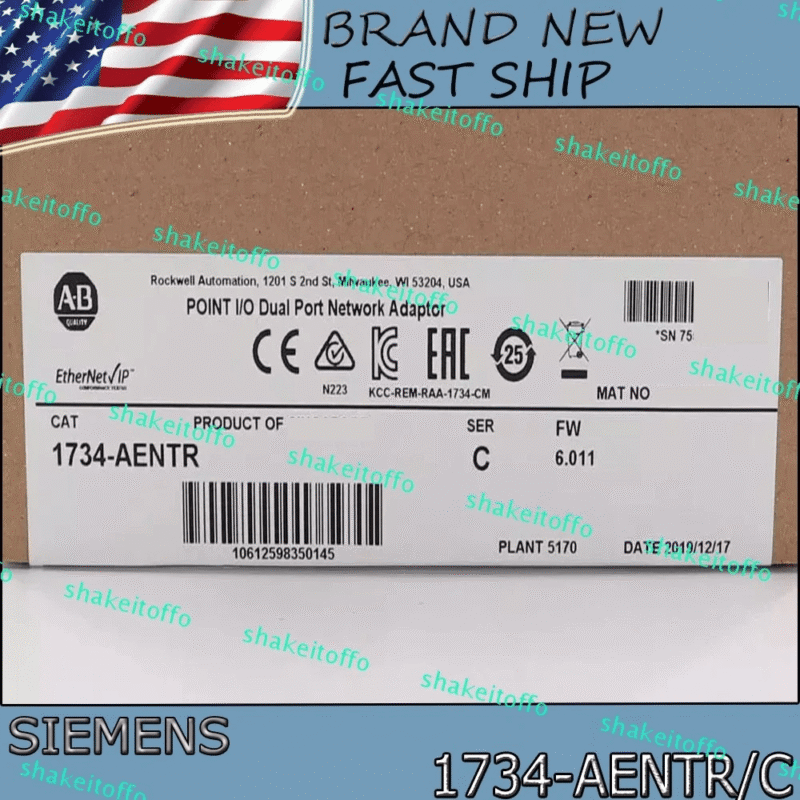 Brand New Allen-Bradley 1734-AENTR/C POINT I/O Adaptor FreeShip US Stock Sameday