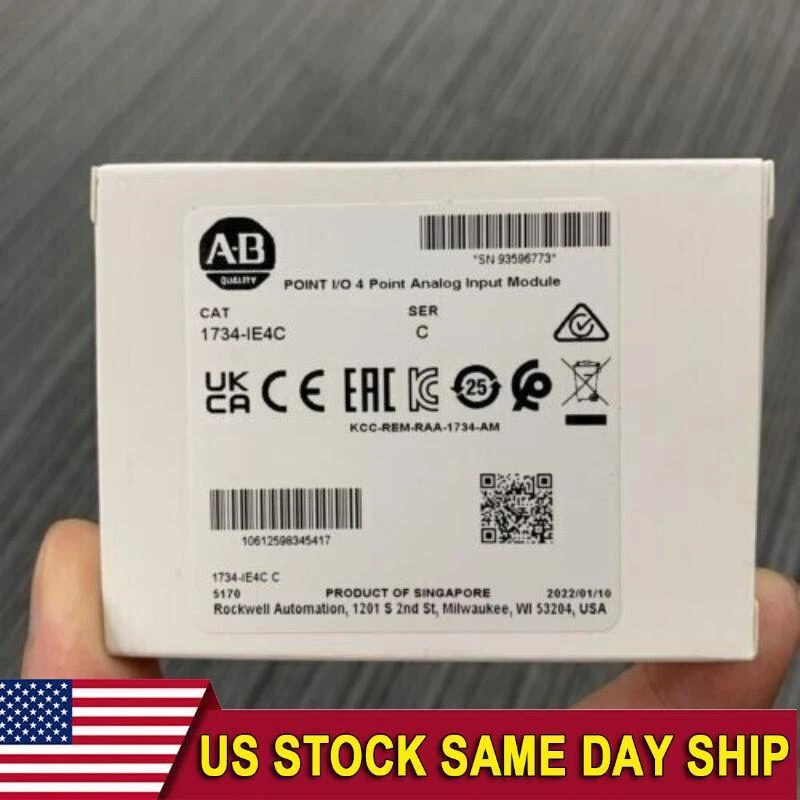 Allen-Bradley AB 1734-IE4C POINT I/O 4 Point Analog Input Module 1734IE4C
Opens in a new window or tab