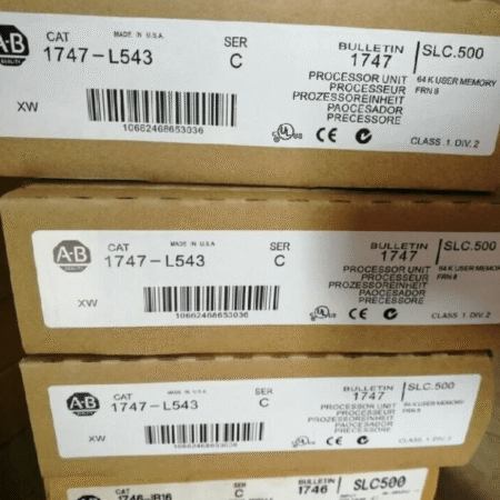 NEW Unopened Allen-Bradley 1747-L543 SLC 500 5/04 CPU Processor Unit 1747L543