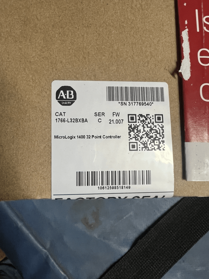 1766L32BXBA New Factory Sealed AB 1766-L32BXBA MicroLogix 1400 Controller 1 one