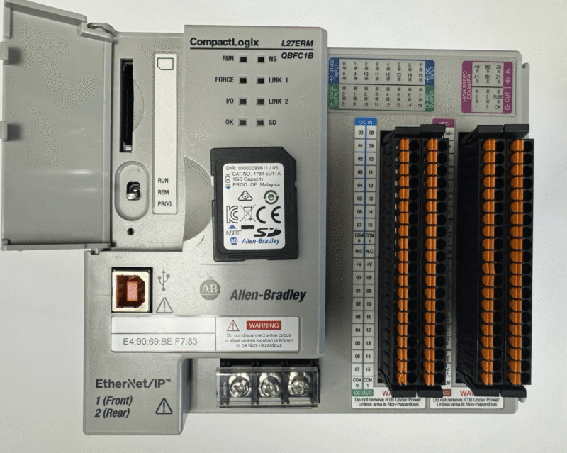 Allen Bradley 1769-L27ERM-QBFC1B SER A CompactLogix 1MB Controller