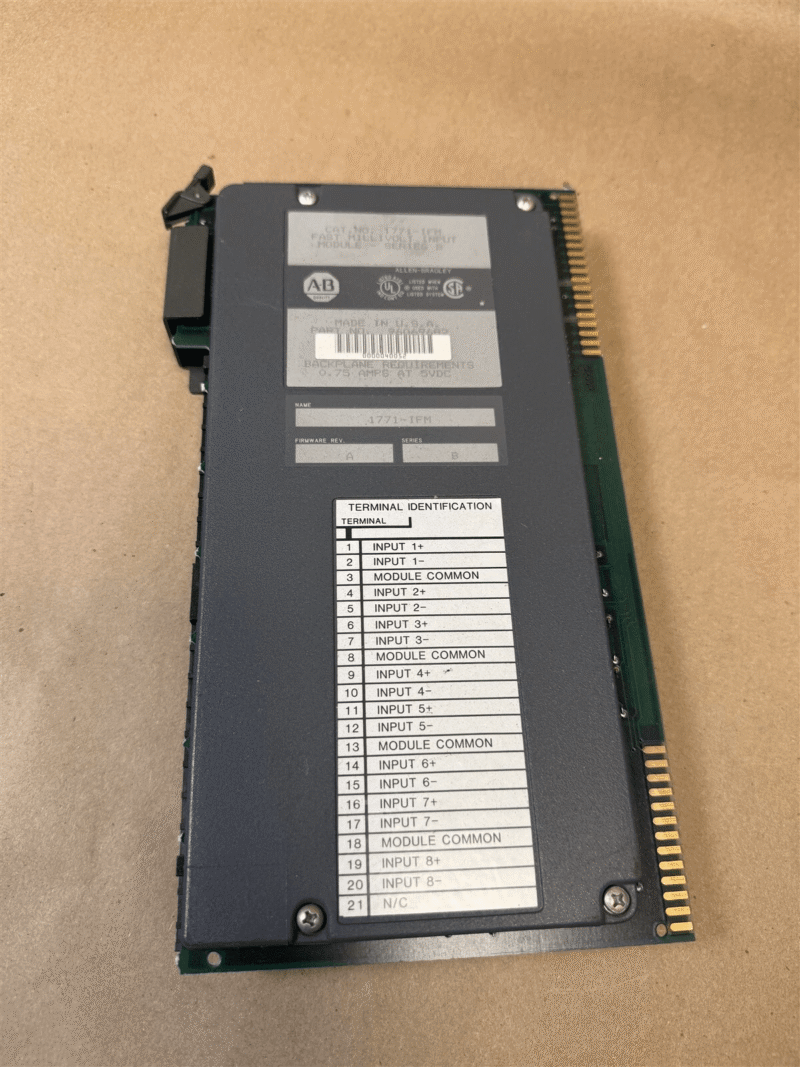 ALLEN BRADLEY FAST MILLIVOLT INPUT MODULE 1771-IFM B - EDV (Xiamen ...