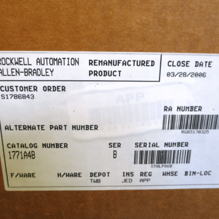 NEW ALLEN-BRADLEY 1771A4B SER.B 16 SLOT I/O CHASIS RACK