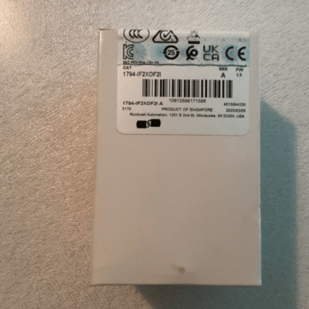 ALLEN-BRADLEY 1794-IF2X0F2I SER A INPUT MODULE, NEW IN SEALED BOX