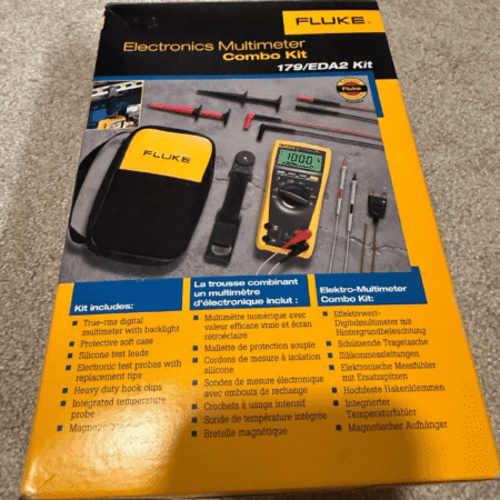 179/EDA2 6-Piece Industrial Electronics Multimeter Combo Kit New in Box