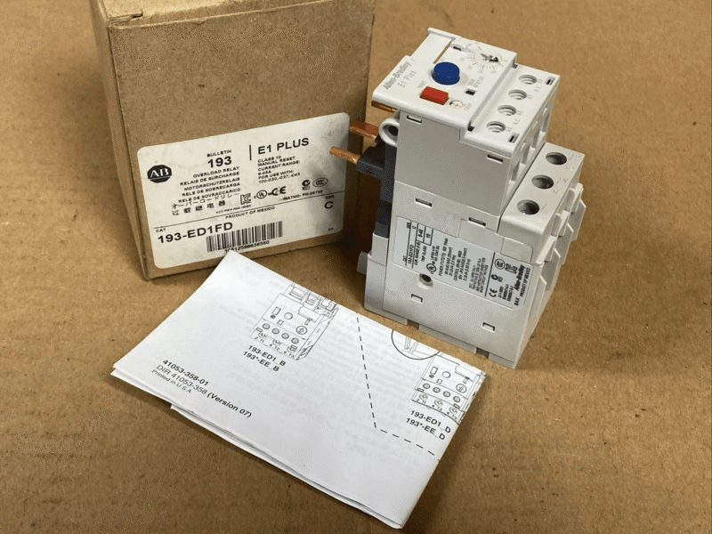 NEW Allen Bradley 193-ED1FD /C E1 PLUS OVERLOAD RELAY 9-45A FAST SHIPPING