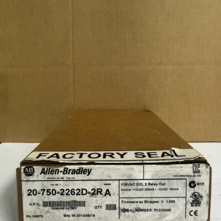 Allen Bradley 20-750-2262D-2R Powerflex 750 Ser A (New Open box)
Opens in a new window or tab