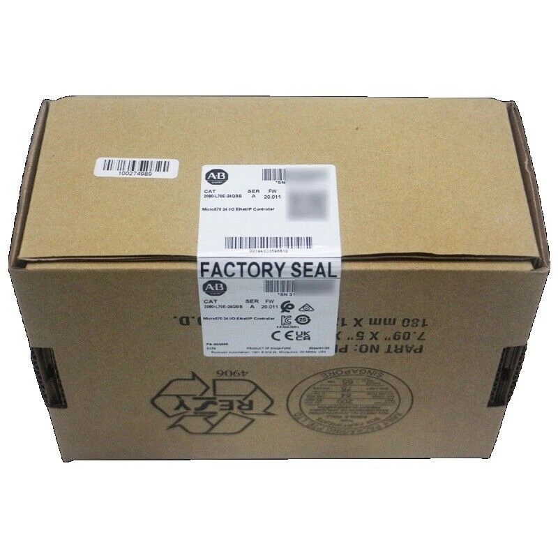 New Sealed AB 2080-L70E-24QBB Micro870 24 I/O ENet/IP Controller Allen-Bradley
Opens in a new window or tab