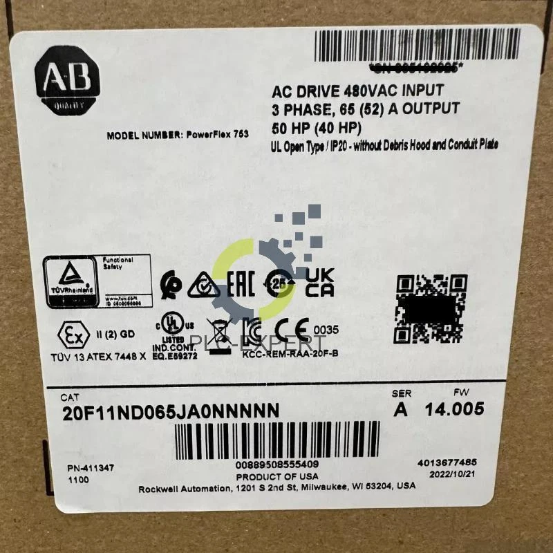 NEW In Box Allen-Bradley 20F11ND065JA0NNNNN DHL Expedited Shipping Opens in a new window or tab