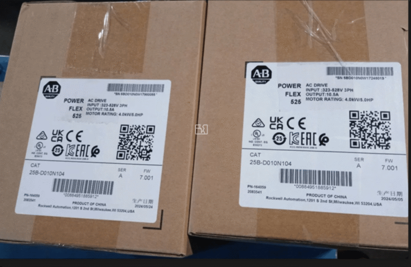 1 Pcs open box Allen-Bradley 25B-D010N104 Power Flex 525 AC Drive