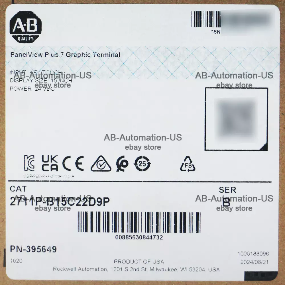 Allen-Bradley  PanelView HMI 2711P-B15C22D9P