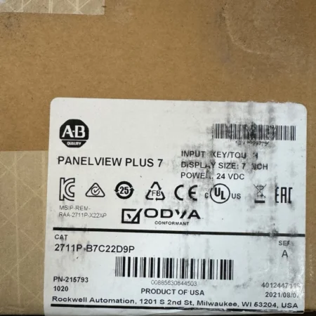 NEW LISTINGAllen-Bradley Panelview Plus 7. 2711P-B7C22D9P. Factory Sealed
Opens in a new window or tab