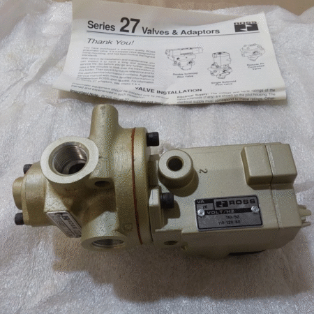 Ross 2773B4011 3/2-Way Solenoid Valve 1/2" NPT 110V@50Hz 110-120V@60Hz 26VA USED
Opens in a new window or tab