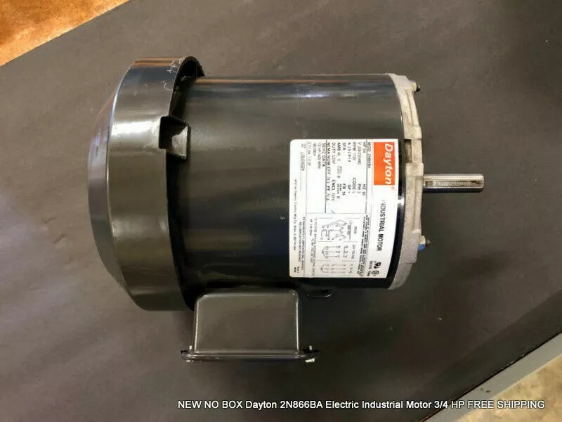 NEW NO BOX Dayton 2N866BA Electric Industrial Motor 3/4 HP FREE SHIPPING Opens in a new window or tab 2 2N866BA 0