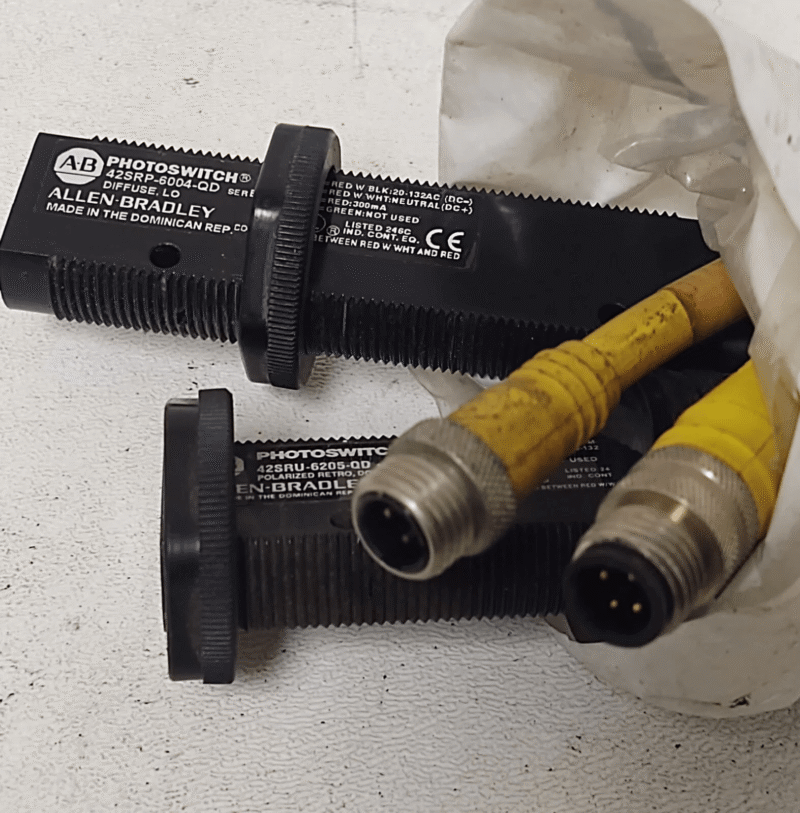 🔥 "1 EACH" Allen Bradley 42SRU-6205-QD / 42SRP-6004-QD, Photo Switch
