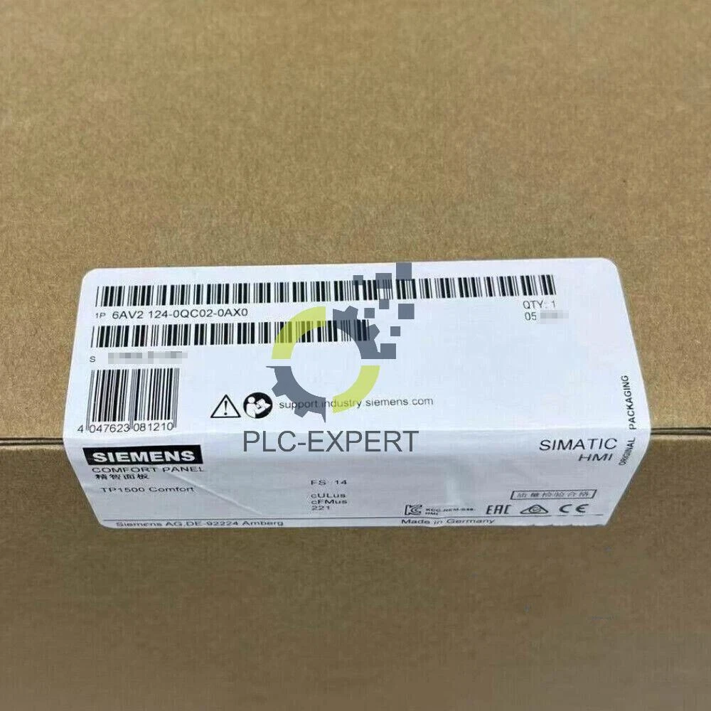 New Siemens 6AV2124-0QC02-0AX0 6AV2 124-0QC02-0AX0 SIMATIC HMI TP1500 Comfort
Opens in a new window or tab