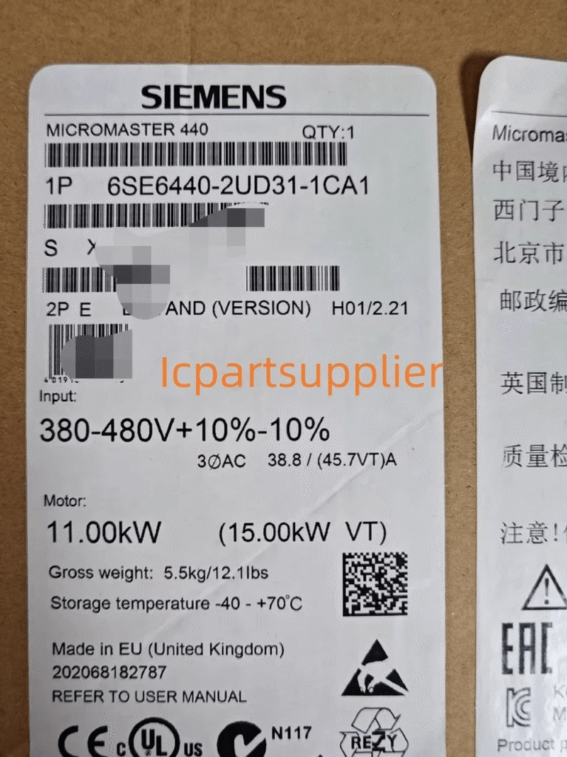 1PCS 6SE6440-2UD31-1CA1 Brand-new Fast Shipping