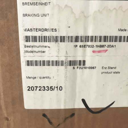 Sealed SIEMENS 6SE7032-1HB87-2DA1 6SE7 032-1HB87-2DA1 w/ plc NEW