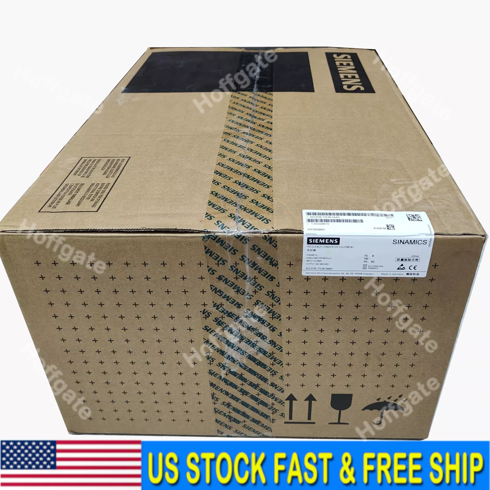 NEW SIEMENS 6SL3120-1TE28-5AA3 6SL3 120-1TE28-5AA3 S120 SINGLE MOTOR MODULE US
