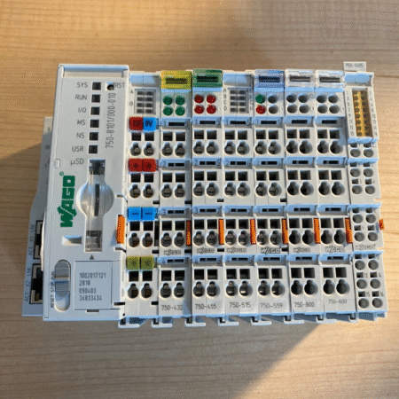 Wago 750-8101 with 7 Additional I/O Cards
Opens in a new window or tab