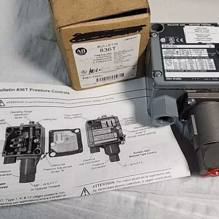 *New* Allen Bradley 836T-T302J Series A Pressure Control Switch
Opens in a new window or tab