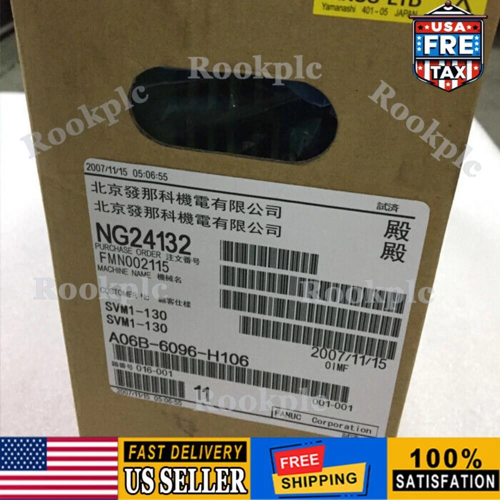 1PC Fanuc A06B-6096-H106 Servo Driver New One Fast Shipping A06B6096H106
Opens in a new window or tab