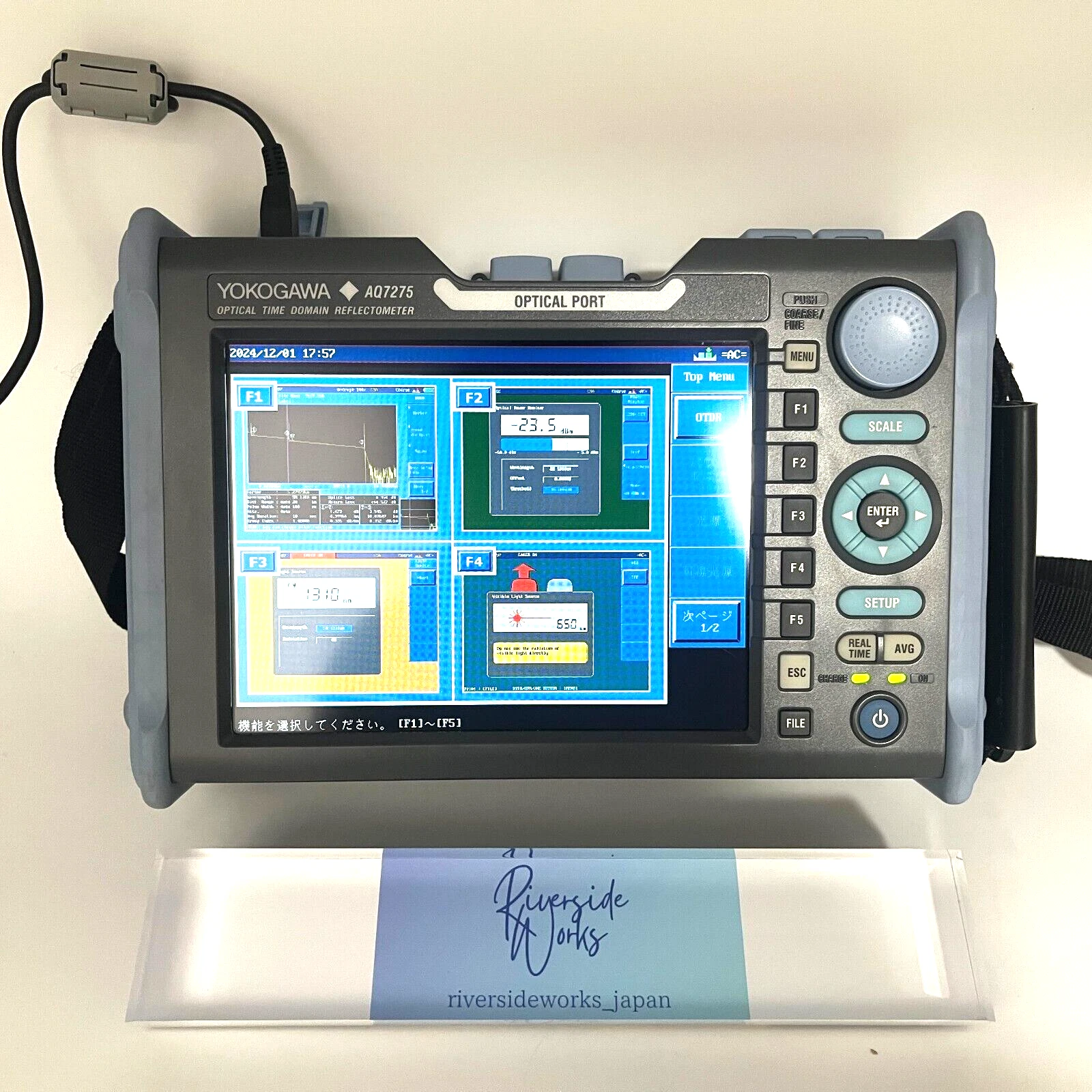 Yokogawa AQ7275 Fiber Optical Time Domain Reflectometer Used Tested