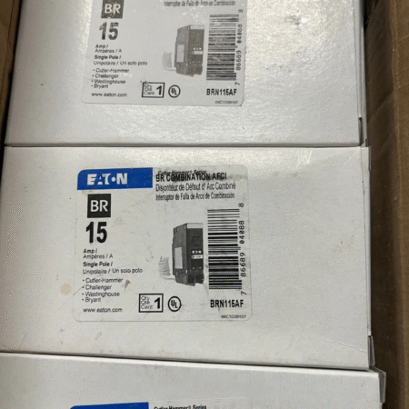 10 x EATON BRN115AF 15A 120V 1P CAFCI ARC-FAULT CIRCUIT BREAKER NEW In BOX Opens in a new window or tab