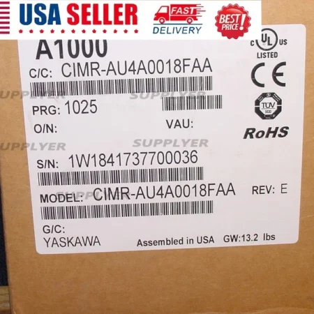 1PC YASKAWA CIMR-AU4A0018FAA CIMRAU4A0018FAA AC Drive New Expedited Shipping