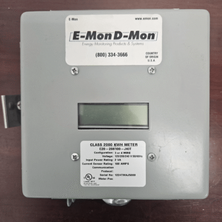 E-MON D-MON, Class 2000 E20-208100-JKIT Demand Meter