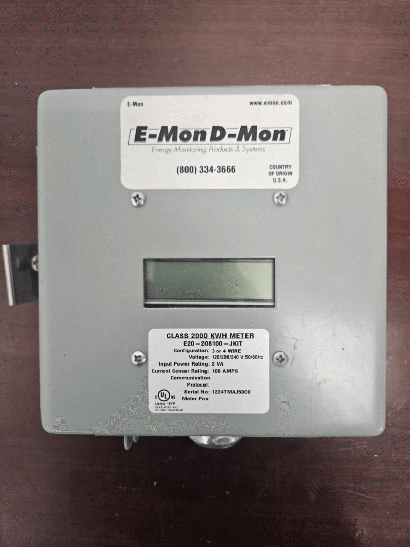 E-MON D-MON, Class 2000 E20-208100-JKIT Demand Meter