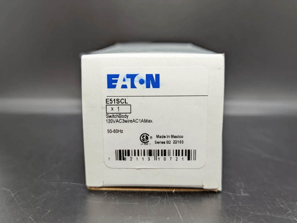 Eaton E51SCL Sensor Switch Body New In Box USA