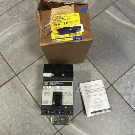 Square D FA34050 50A 3 Pole I-Line Circuit Breaker 480V AC 250V DC Type FA NEW
Opens in a new window or tab