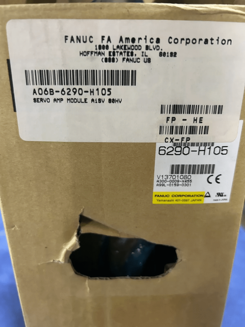 NEW IN BOX - FANUC A06B-6290-H105, FANUC SERVO DRIVE AMPLIFIER