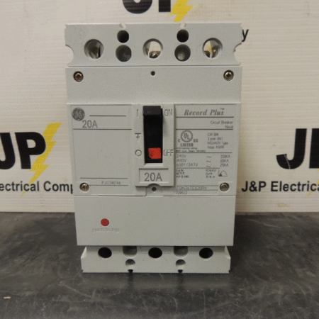 GE FBN36TE020RV Bolt-On Circuit Breaker 20A 600V 3P 3PH FBN Used 20 AMP 600 Volt
Opens in a new window or tab
