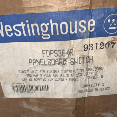 FDPS364R Westinghouse Fused Disconnect Switch 3 Phase 200A 600V *NEW**