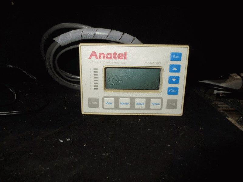 Anatel FG1000202 C80 A-1000 Organics Analyzer With Cables