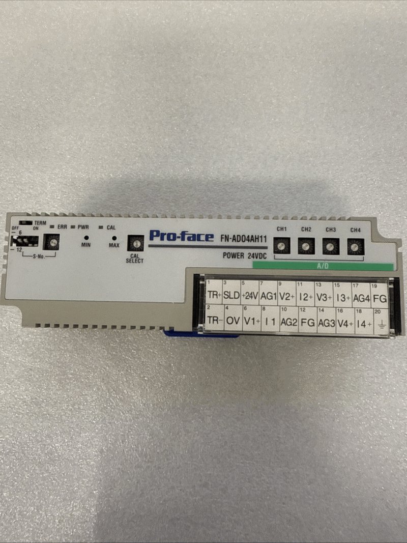 Pro-Face FN-AD04AH11 4-Channel Analog Input Unit 24VDC -USA seller Fast Shipping