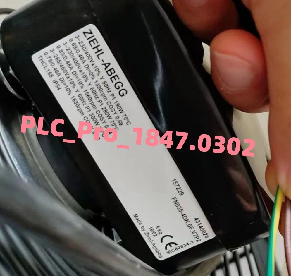 1PCS New Original ZIEHL-ABEGG FN035-4DK.0F.V7P2 Centrifugal Fan Fast delivery 2 FN035 4DK.0F.V7P2 0