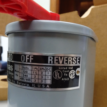 *NEW! OLD INVENTORY* FURNAS J2 3HP DRUM SWITCH *ORIGINAL OEM PACKAGING* (070)
Opens in a new window or tab