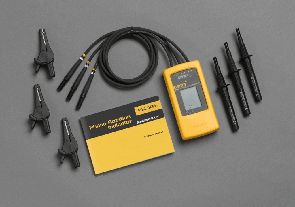 Fluke 9040 Digital Phase Rotation Indicator Tester Meters - Brand New 2 Fluke9040 0