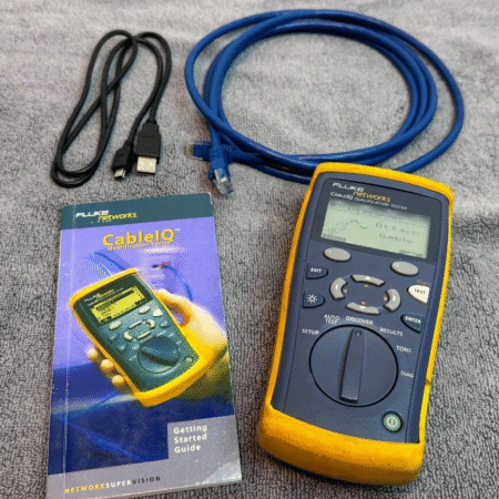 Used Fluke Networks CableIQ Qualification Tester with Manual Opens in a new window or tab