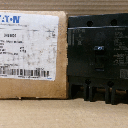 NEW Cutler Hammer GHB GHB3020 3 Pole 20 Amp 480V Circuit Breaker NOB
Opens in a new window or tab